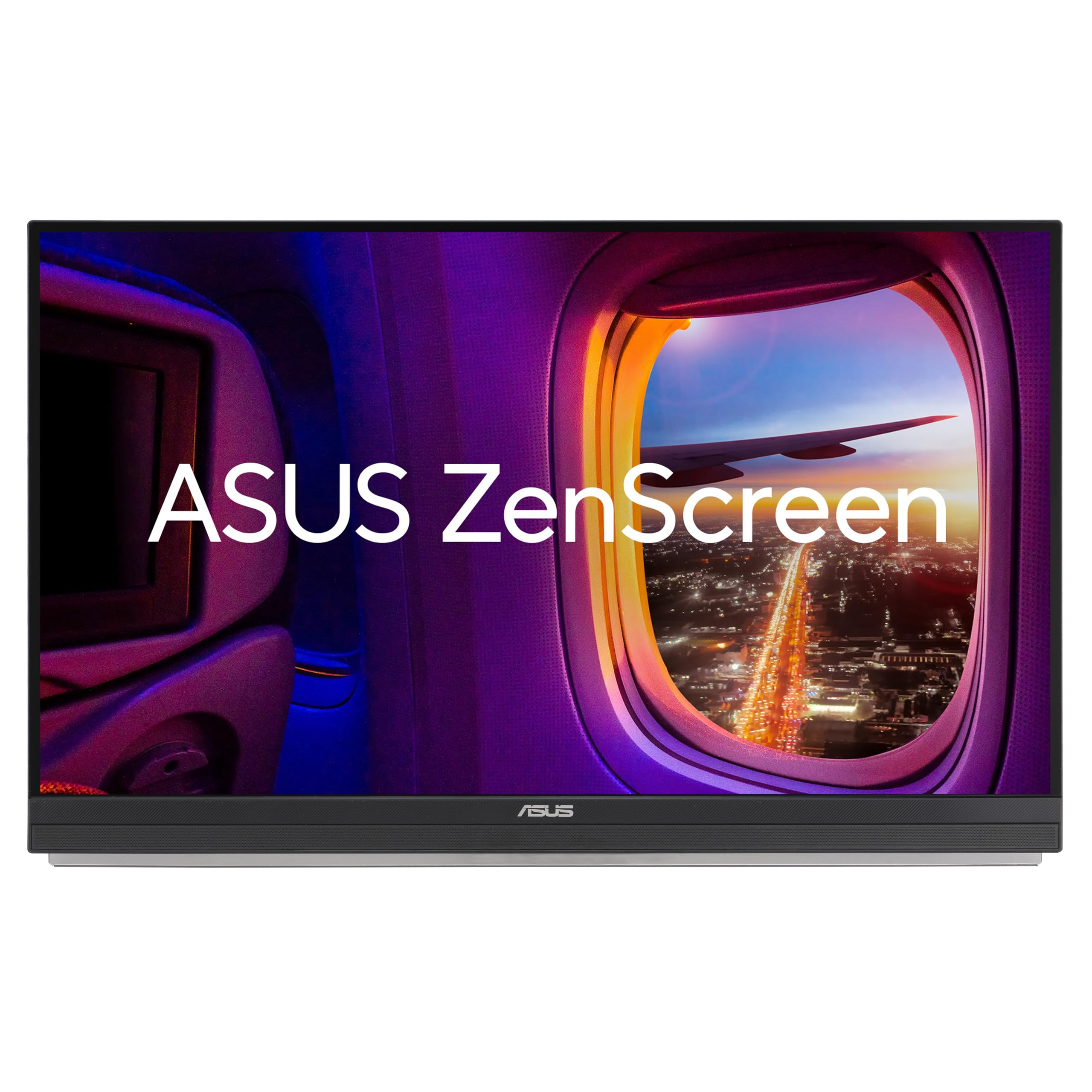 ASUS ZenScreen MB27ACF, Monitor Portatile da 27", Quad HD IPS (2560 x 1440), 5ms (GTG), 100Hz, HDMI e USB-C, Speaker Integrati, con Maniglia per il Trasporto e Morsetto Regolabile, Nero