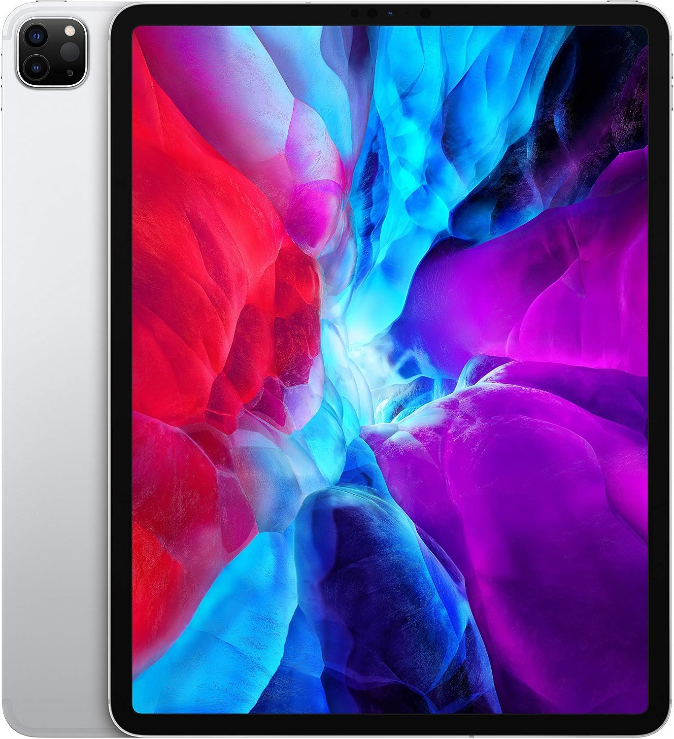 2020 Apple iPad Pro (12.9-inch, Wi-Fi + Cellular, 128GB) Silver (Renewed), 128 GB