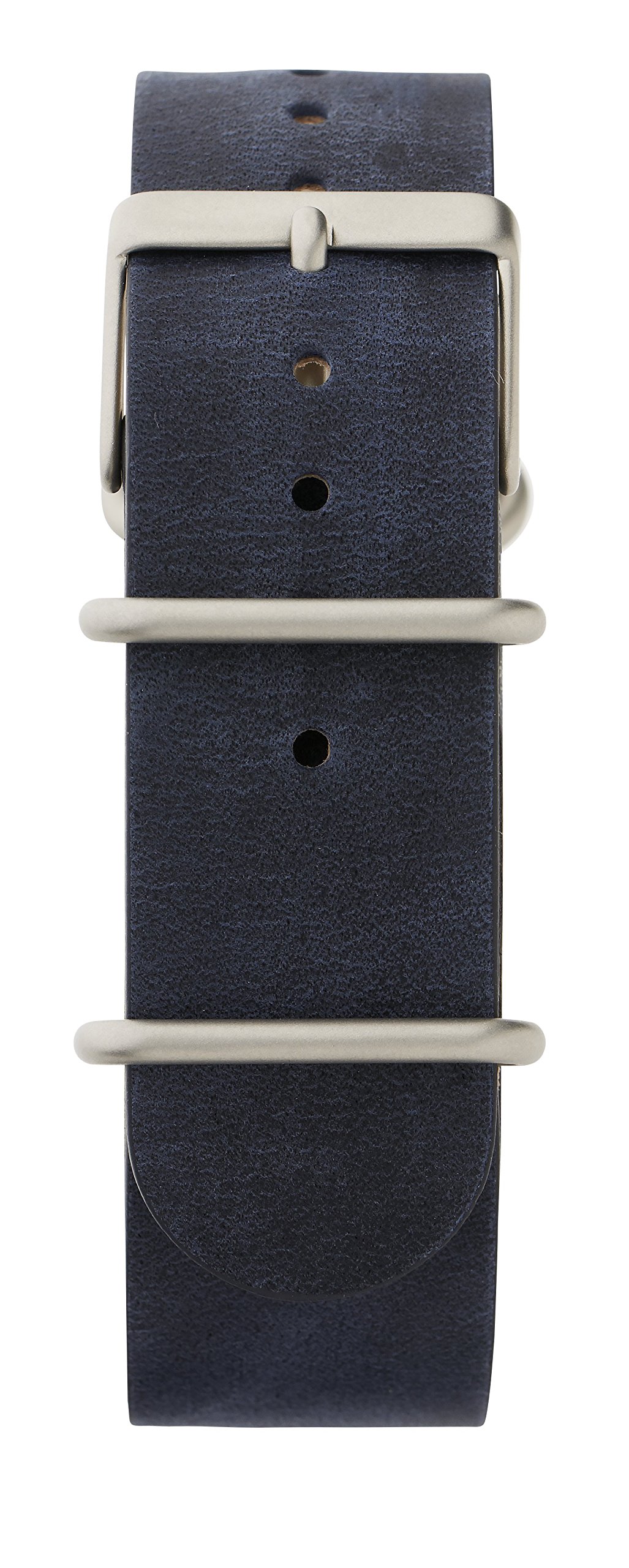 Timex Women's Quartz Watch with Blue Dial Analogue Display and Blue Leather Strap TWC075800BL