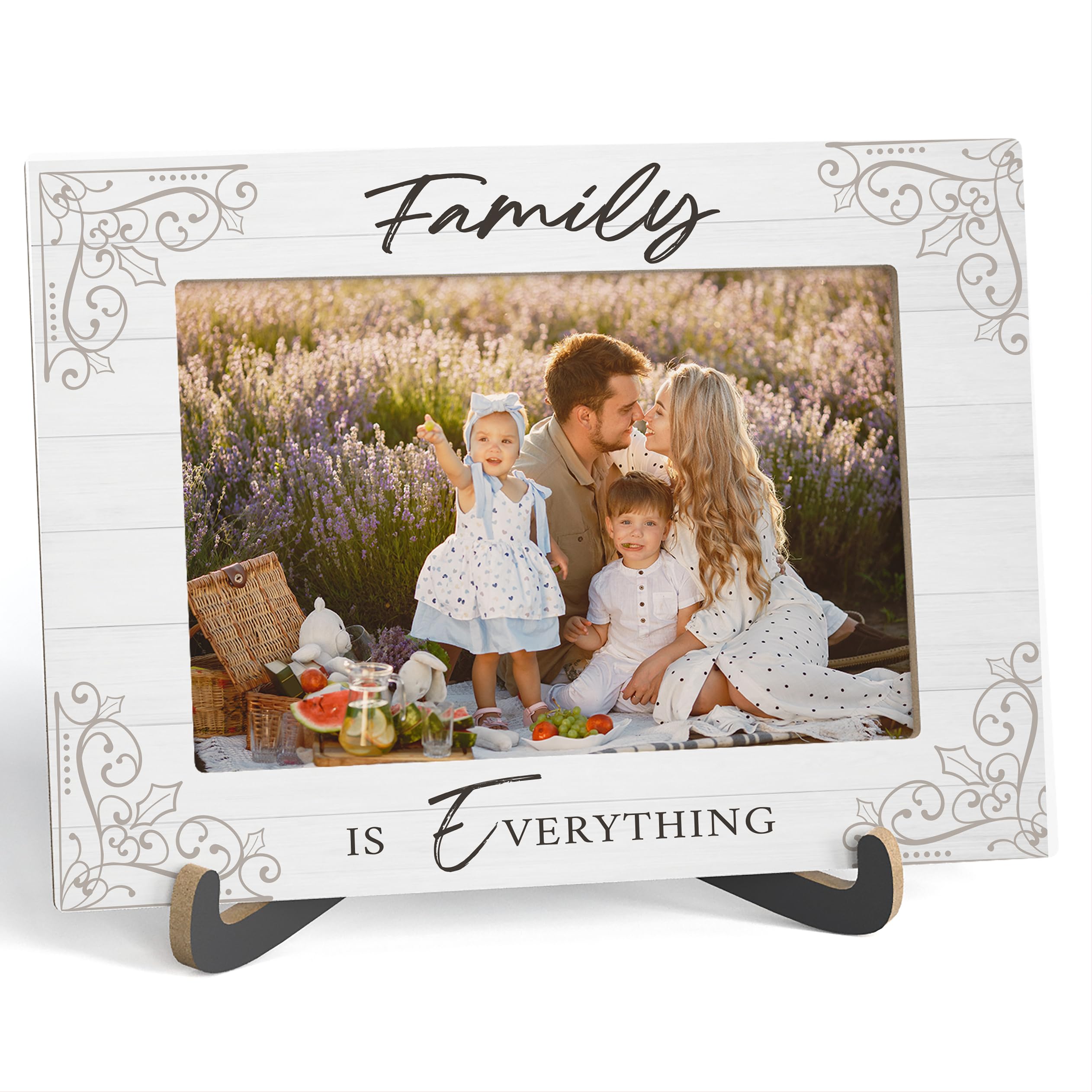 Photo 1 of *See Clerk Notes*
Zmyollo Family Picture Frame, Family Is Everything - Vintage Wooden Tabletop Photo Frame With Stand, Gifts For Family Mom Dad Grandma Grandpa, Family Gifts, Housewarming Gifts, B11