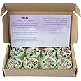 Tealight Soy Candles with Crystals And Herbs, Handmade Energy Candles, Healing Crystal Soy Candles, Aromatherapy Candles. (Green)