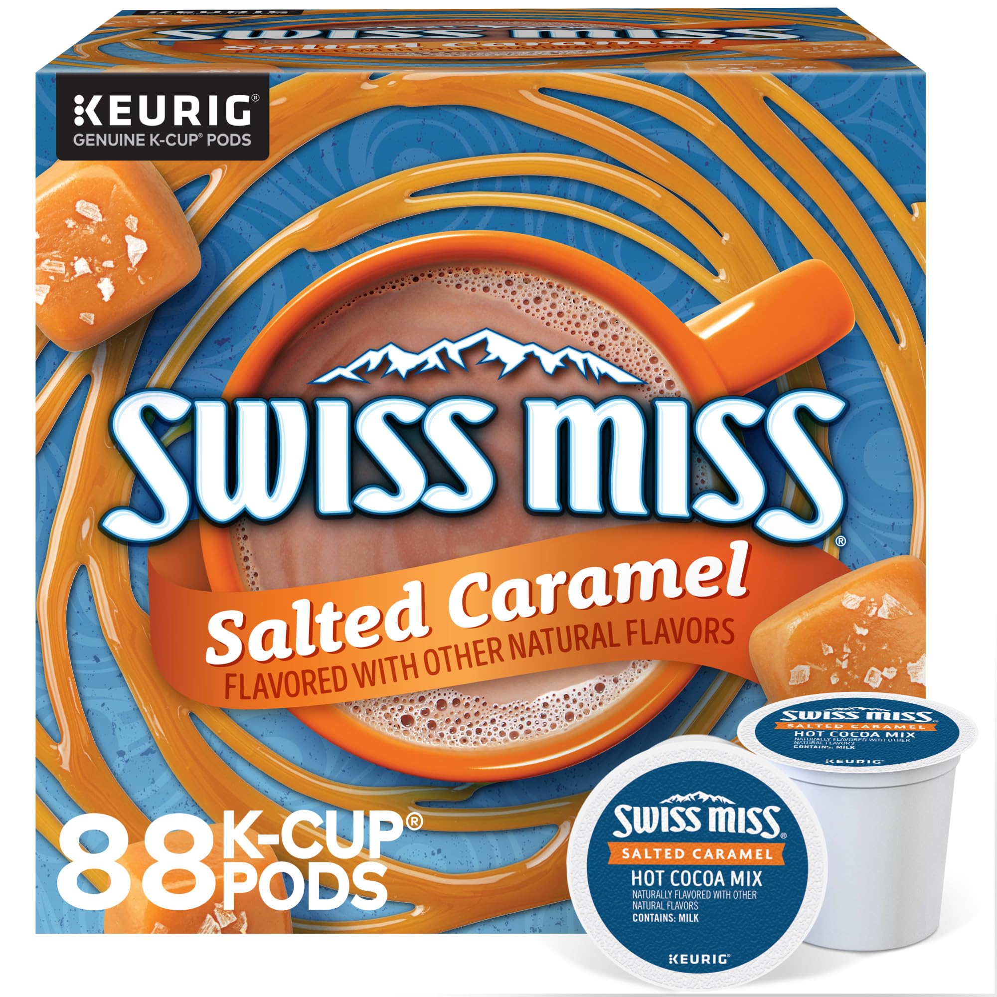Swiss Miss Salted Caramel Hot Cocoa, Keurig Single