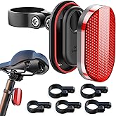 2025 Upgraded Bike Mount for Samsung Smart Tag 2 & Moto Tag & AirTag Holder Hidden - Waterproof Anti-Theft Bike Reflectors GP