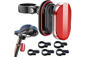 2025 Upgraded Bike Mount for Samsung Smart Tag 2 & Moto Tag & AirTag Holder Hidden - Waterproof Anti-Theft Bike Reflectors GP