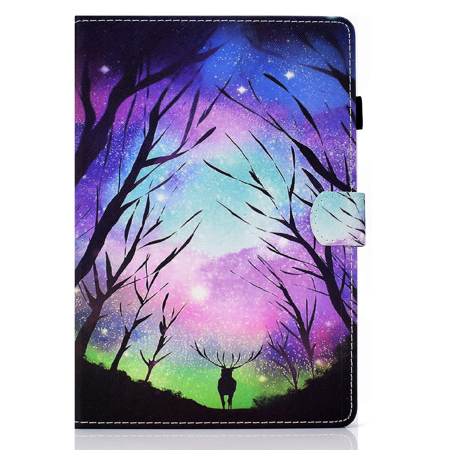 Bspring Huawei MediaPad T5 10 Case, Slim Lightweight Front Support Cover compatible with Huawei Mediapad T5 10.1 inch 2018 Tablet,Galaxy