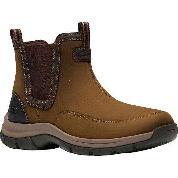 Used Clarks Men\'s Grove Zip Boots - Tan, Size 10 Medium Clarks Men main image 4