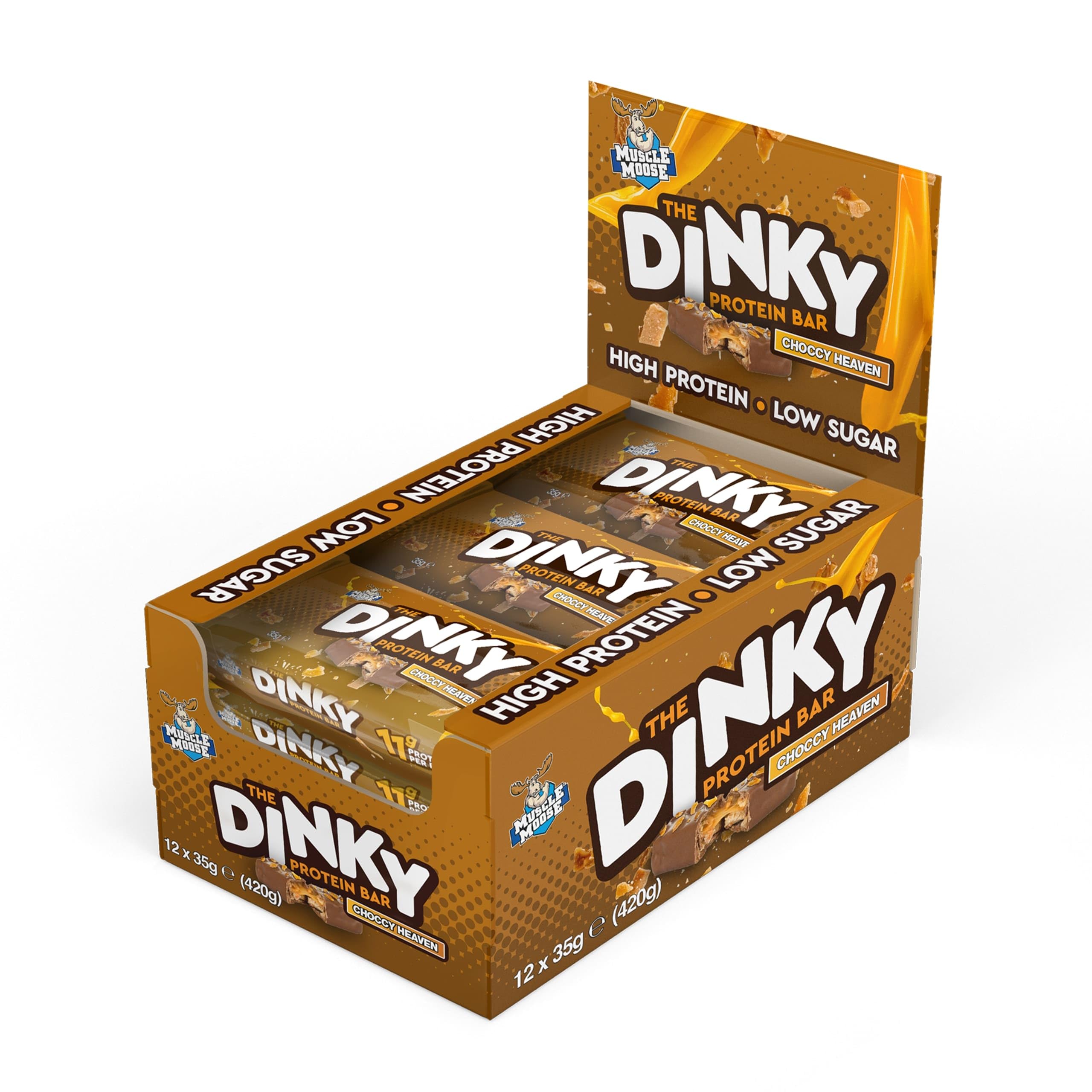 Muscle Moose The Dinky Protein Bar 12 x 35g - Choccy Heaven