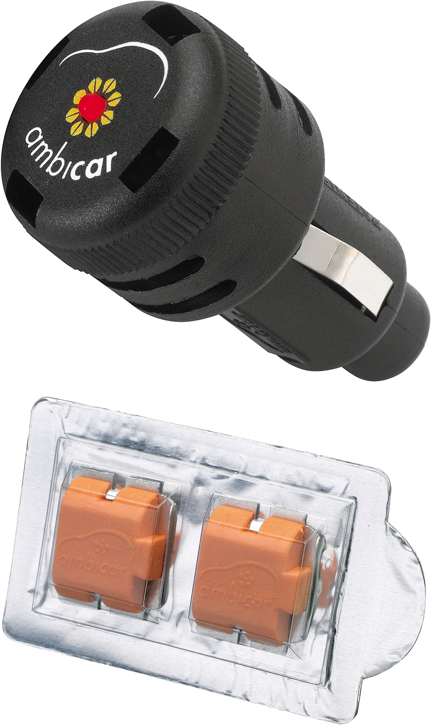 Ambicar Tropical (Fresh & Light) Electric Car Air Freshener Diffuser , 34gm ( Product Of Spain )
