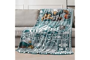 KETBLNB Football Fans Gifts for Philadelphia, Blanket for Philadelphia, Travel Blanket, Throw Blanket for Couch 80"x60", Gifts for Men Women