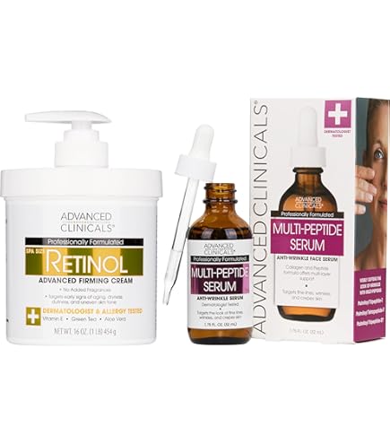 Amazon.com: Advanced Clinicals Retinol Firming Cream + Vitamin C