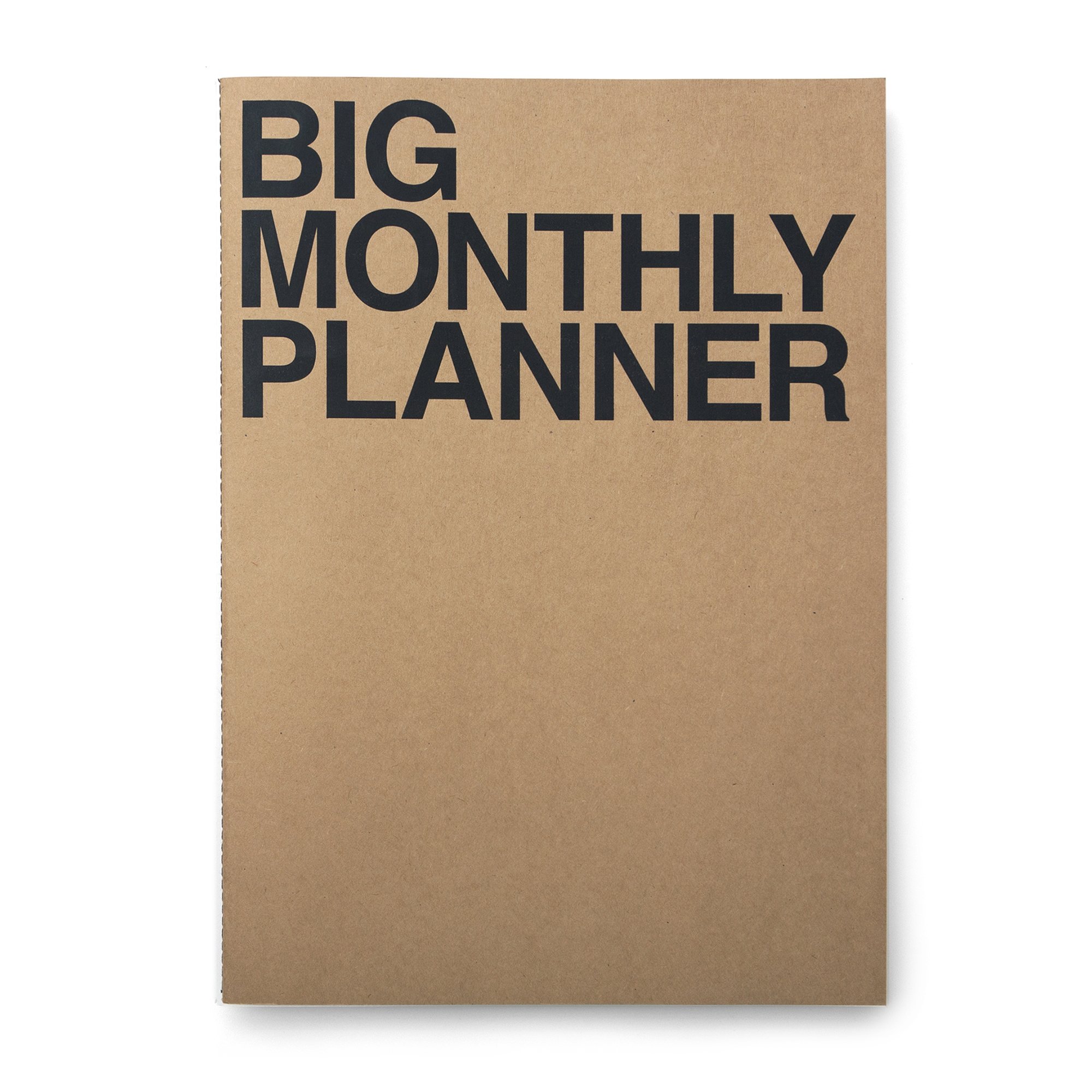 JSTORY Big Monthly Personal Planner 14 Sheets Brown