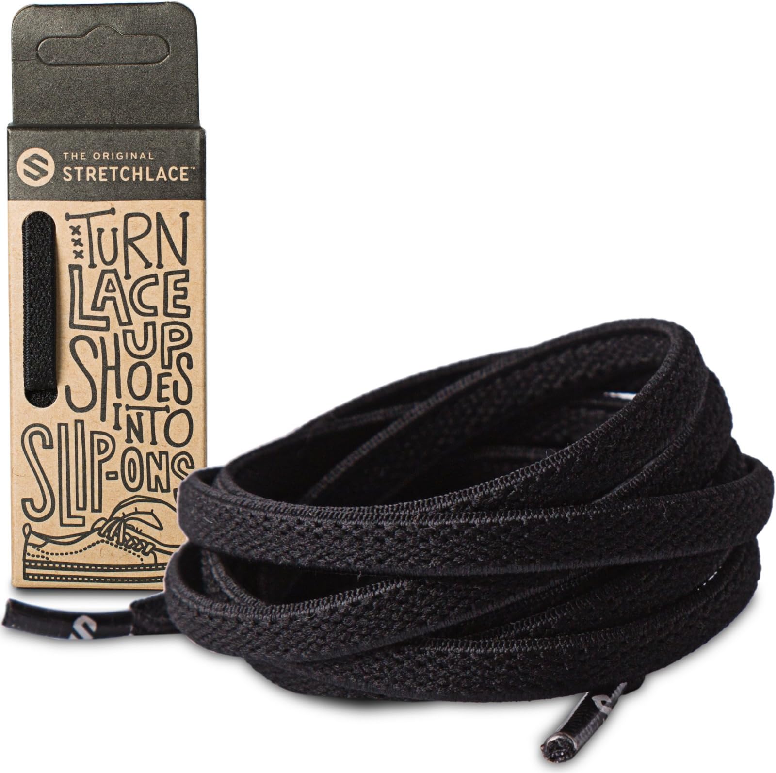 The Original Stretchlace | Elastic Shoe Laces | Flat Stretch Shoelaces