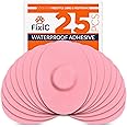 FixiC Freestyle Adhesive Patches 25 PCS – Good for Libre 1, 2, 3 & Plus – G7 & Stelo – Guardian – Waterproof Adhesive Patches – Libre Adhesive Covers – Pre-Cut – Best Fixation for Your Sensor! (Pink)