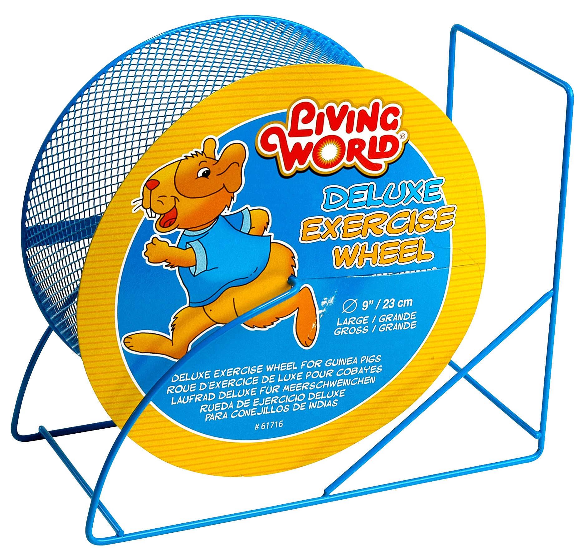 Living World Deluxe 61716 Metal Hamster Wheel for Small Animals Diameter 23 cm