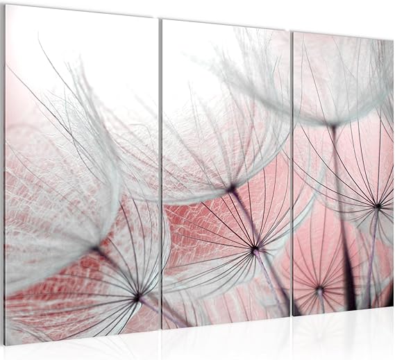 Runa Art Bilder Blumen Pusteblume Wandbild 120 x 80 cm Vlies - Leinwand
