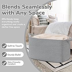 Goodpick Large Toy Basket for Blankets, Baby