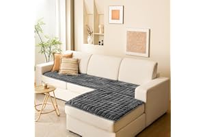 Allisandro Waterproof Dog Blanket,Thick and Non Slip Dog Bed Sofa Cover Pet Mat for Couch Sofa Bed Furniture & Small, Medium, Large Dogs, Grey, 30 x 20 Inches