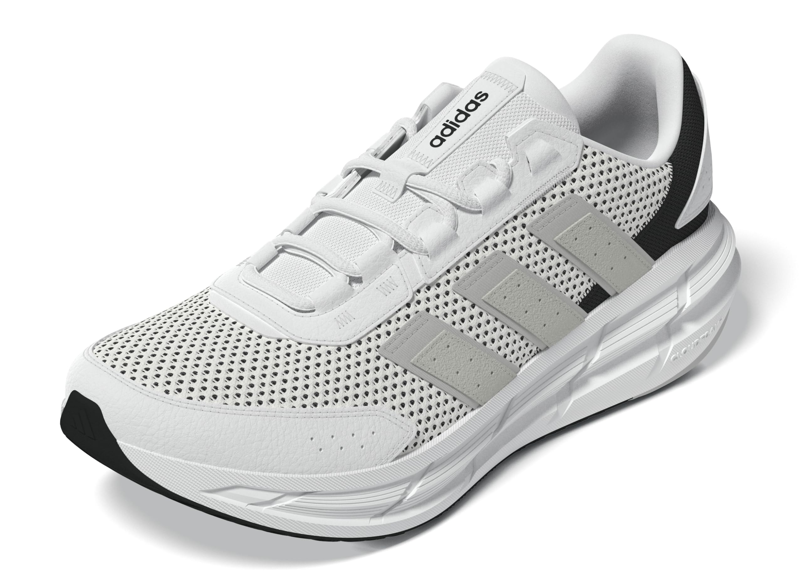 Adidas Men’s Astrastar, White/Grey/Black, 6.5