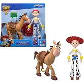 ​Mattel Disney and Pixar Toy Story 5 Jessie &amp; Bullseye | 7-inch Playscale Action Figures 2-Pack, Posable, Removable Cowboy Hat​​