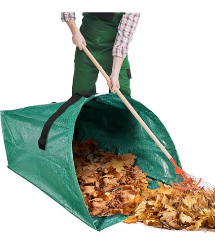 Amazon.com : 60 Gallon Leaf Collector,Collapsible Lawn & Leaf Bag