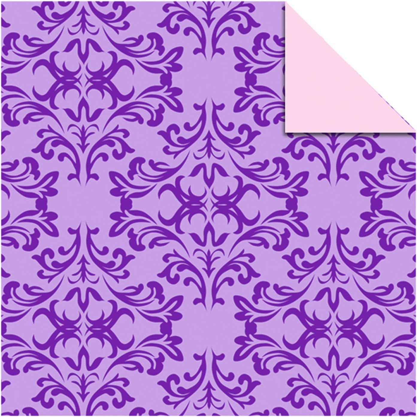 Ursus Aurelio 34256800 Folding Sheets Star Velvet Purple/Pink 33 Sheets 80 g/m² Paper Approx. 10 x 10 cm Printed on Both Sides Ideal as Christmas Decoration - Image 3