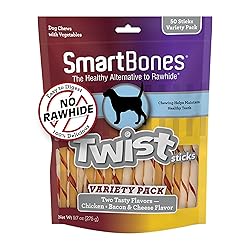SmartBones Twist Sticks Variety Pack 50