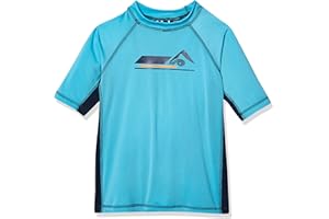 Kanu Surf Boys' Paradise UPF 50 Sun Protective Rashguard Swim Shirt