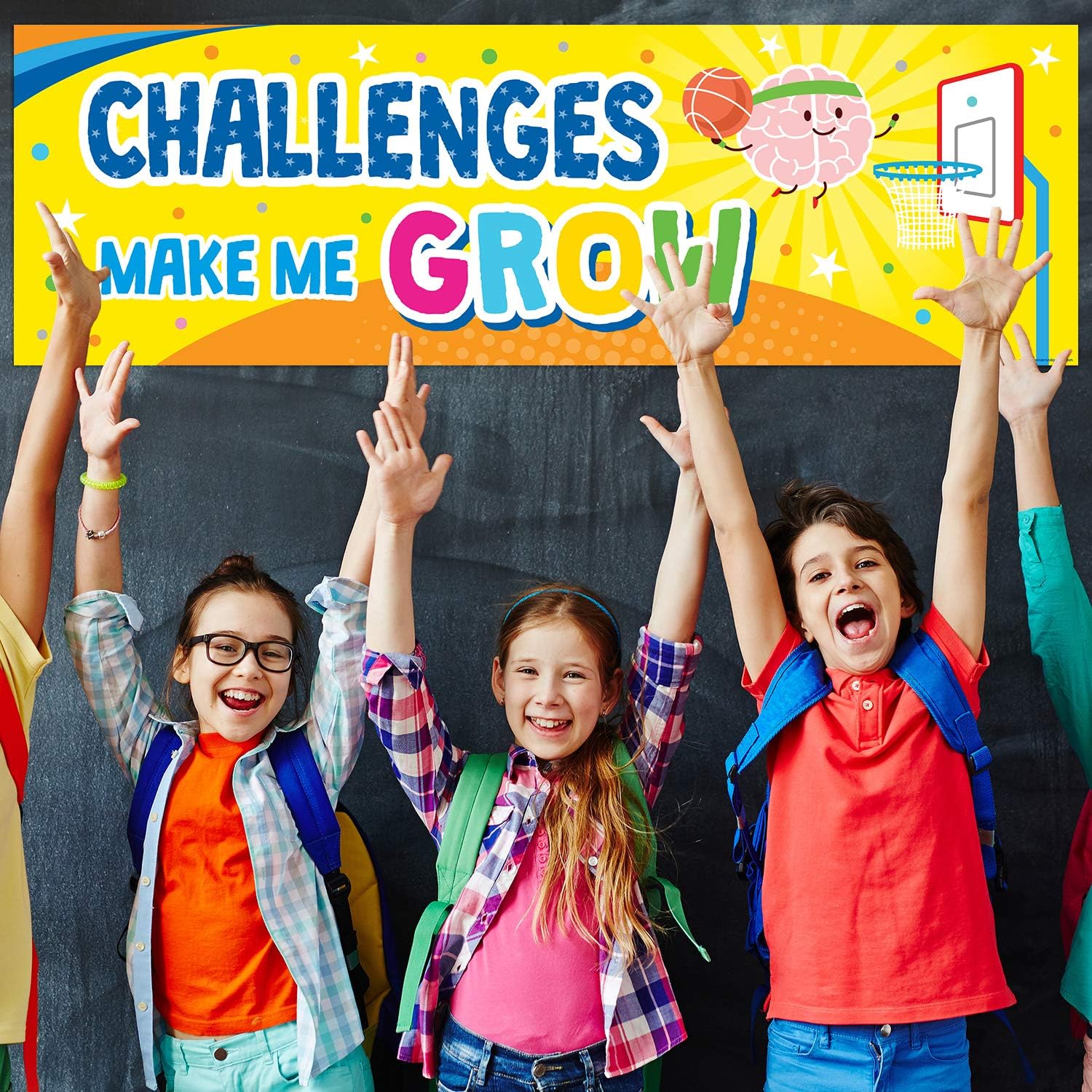 Sweetzer & Orange Motivational Banners Growth Mindset Posters ...
