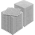 VEVOR Interlocking Tile 55PCS Blue, Drainage Tiles 12" x 12" Splicing, Soft PVC Interlocking Drainage Floor Tiles, Non-Slip Drainage Holes for Restroom, Bathroom, Kitchen, Pool, Wet Areas, Grey