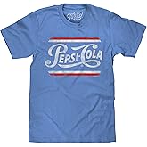 Tee Luv Men's Retro Pepsi Cola Logo Shirt
