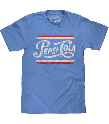 Amazon.com: Tee Luv Men's Pepsi Tokyo Japan T-Shirt - Retro Pepsi