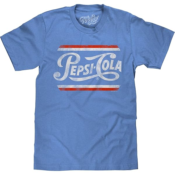 Amazon.com: Tee Luv Men's Pepsi Tokyo Japan T-Shirt - Retro Pepsi