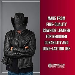 American Hat Makers Cyclone Medium Leather Cowboy