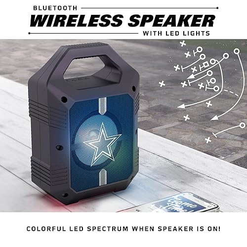 SOAR NFL ShockBox XL LED Wireless Bluetooth Speaker, San Francisco