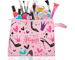 FoxPrint My First Princess Make Up Kit - 12 Pc Kids Makeup Set Washable Makeup For Girls These Makeup Toys for Girls Include