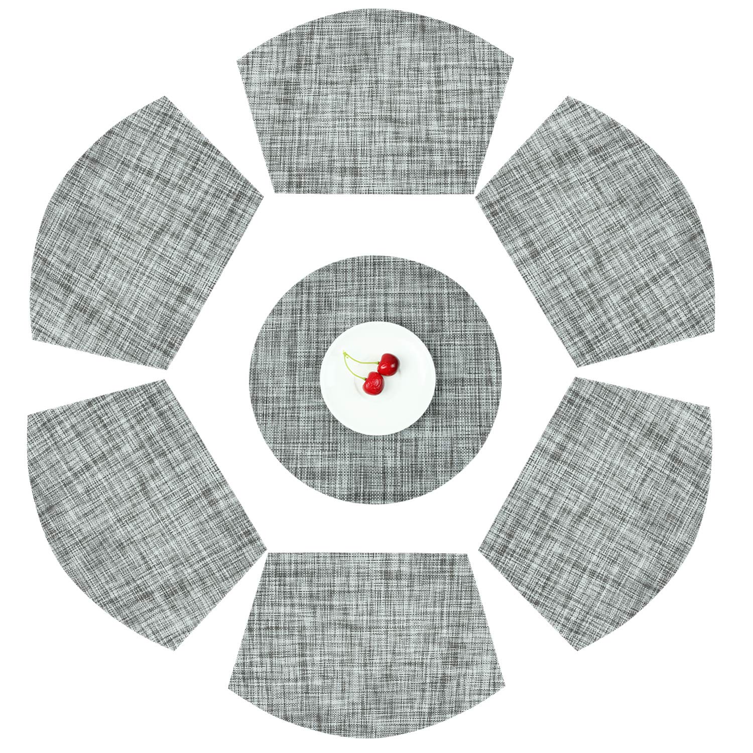 Best 7 Pc Placemat Set For Round Table