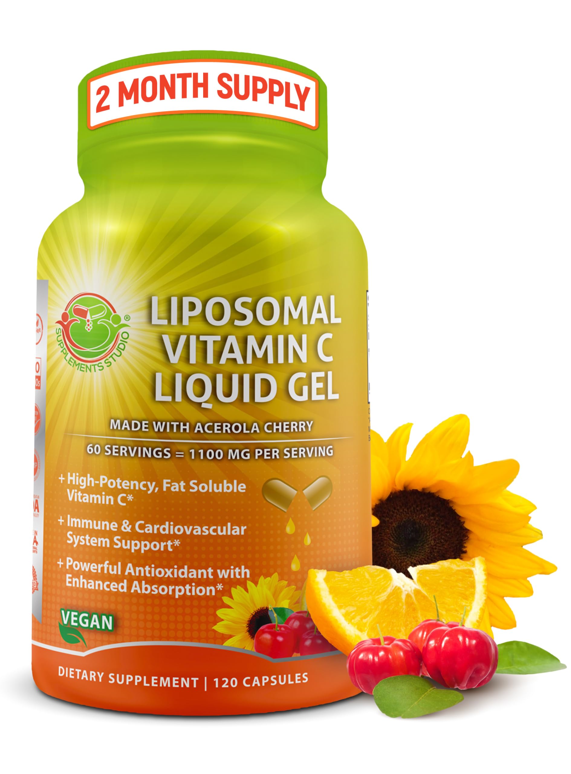 Liposomal Vitamin C Liquid Gel 1100 mg