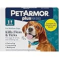 PetArmor Plus Flea and Tick Prevention for Dogs, Dog Flea and Tick Treatment, 1 Dose, Waterproof Topical, Fast Acting, Medium Dogs (23-44 lbs)