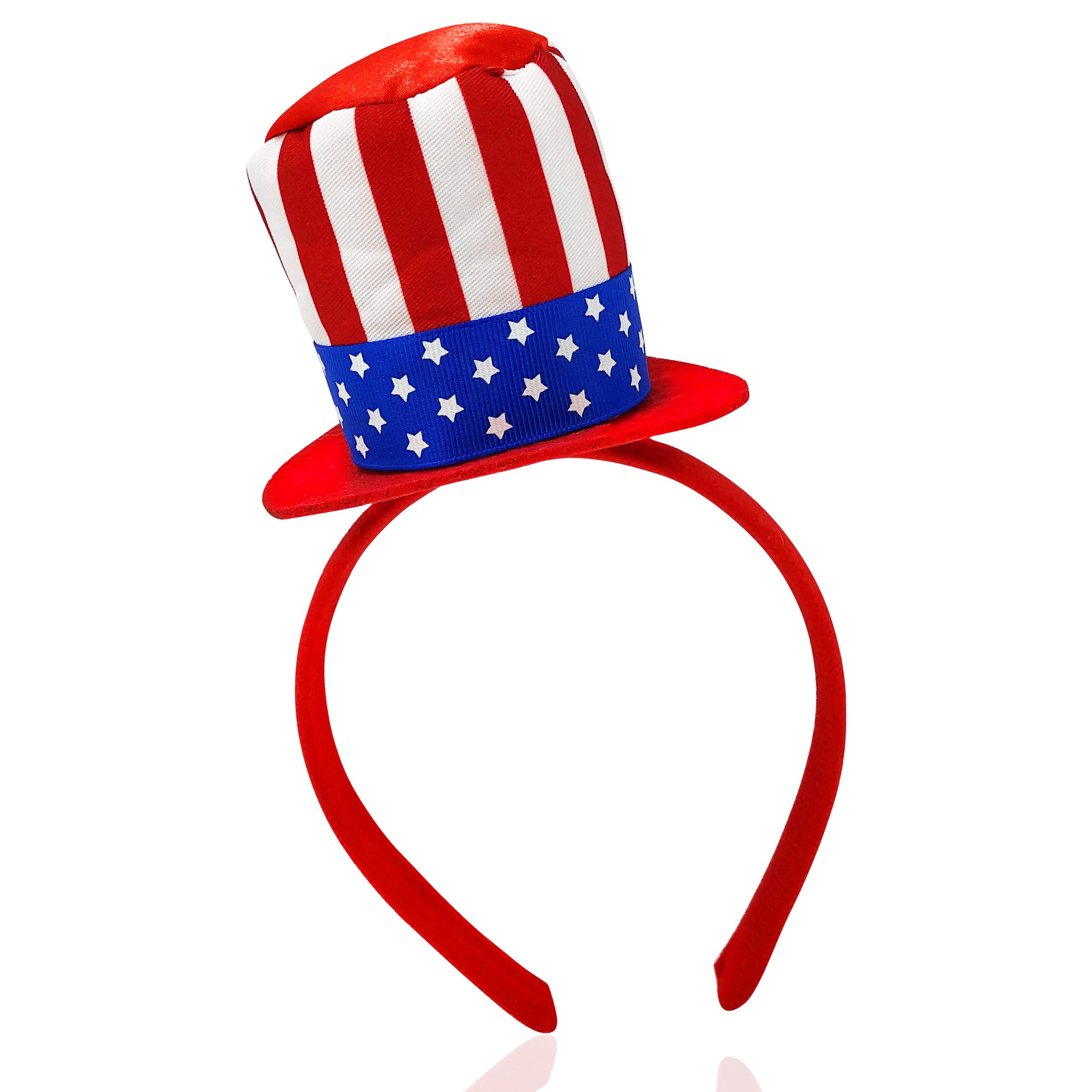 Uncle Sam Top Hat Patriotic Headband 