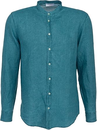 camisa verde esmeralda para hombre