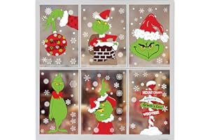 RMMDO Christmas Window Clings Christmas Window Decorations 8 Sheets Christmas Decorations Christmas Window Decals Christmas Window Stickers for Home School Office