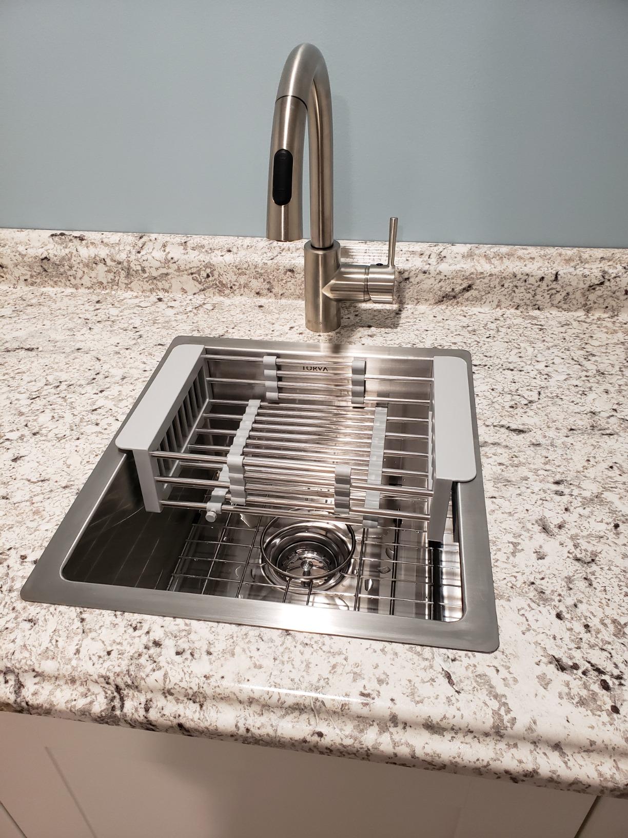 29/mo Finance Bar Sink, TORVA 17Inch Undermount Kitchen Sink, 16