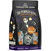 Bones Coffee Company The Nightmare Before Christmas Pumpkin King Flavored Coffee Beans, Medium Roast Ground Coffee Low Acid, Pumpkin Pecan Praline Flavor (12 oz)
