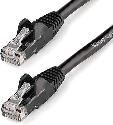 Cavo Ethernet Cat6 2m Antigroviglio 100W PoE Nero (N6PATC2MBK)
