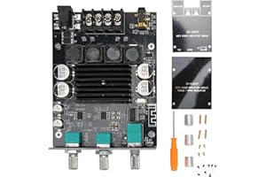 ZK-1002T BluetoothH 5.0 Amplifier Board, 2x100W Dual Channel HiFi Subwoofer Audio AMP, Digital Power Amplifier Module with Tr