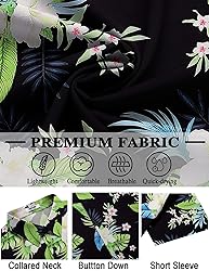 COOFANDY Mens Hawaiian Shirt for Men Short Sleeve