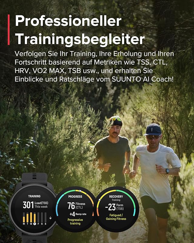 Race S GPS-Sportuhr, 1,3-Zoll-AMOLED-Display, 95+ Sportmodi