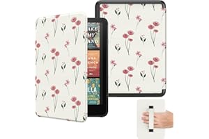 MoKo Case for 7" Kindle Paperwhite(12th Gen 2024) and Kindle Colorsoft Signature Edition 2024, Lightweight Shell Cover with H