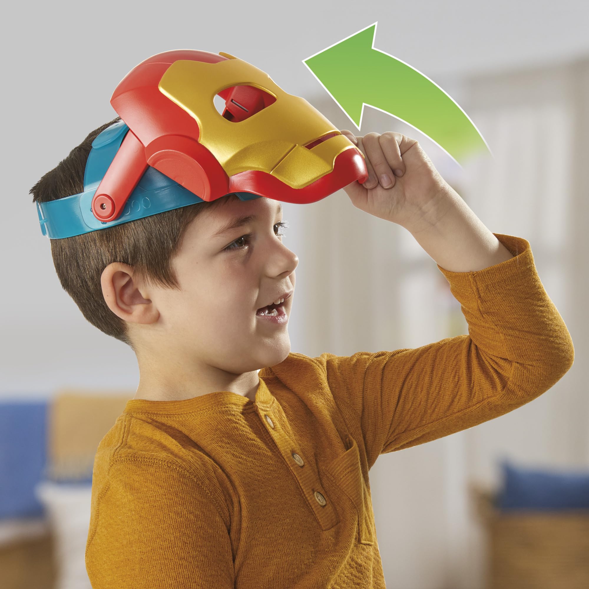 Marvel Marvel Iron Man and His Awesome Friends High-Tech Hero Role Play Set, Iron Man Mask and Electronic Glove, Super Hero Toys for Kids, Ages 3+