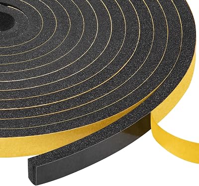 Yotache Foam Seal Tape 2 Rolls 10mm x 6mm x 4m - Weather Stripping